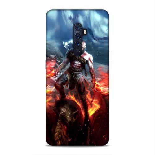 Oppo Reno 2 Kılıf God Of War Arka Kapak Silikon Koruma Full Koruyucu