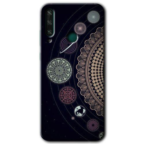 Huawei Y6P Kılıf HD Desen Baskılı Arka Kapak - Gezegen Döngüsü + Kırılmaz Cam