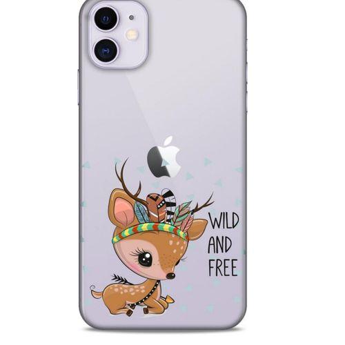 Zoologix (50) Apple iPhone 12 Şeffaf Kılıf Silikon Desenli