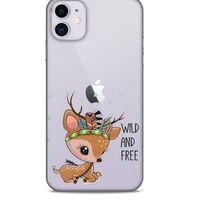 Zoologix (50) Apple iPhone 12 Şeffaf Kılıf Silikon Desenli