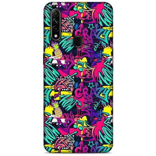 Graffitix (31) Desenli Silikon Kapak Oppo A31 Kılıf