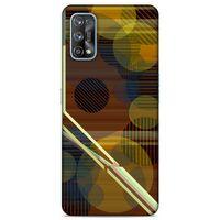 Lopard Oppo Realme 7 Pro Uyumlu Kılıf Soyut Sanat (45) Baskılı Liquid Air Kılıf