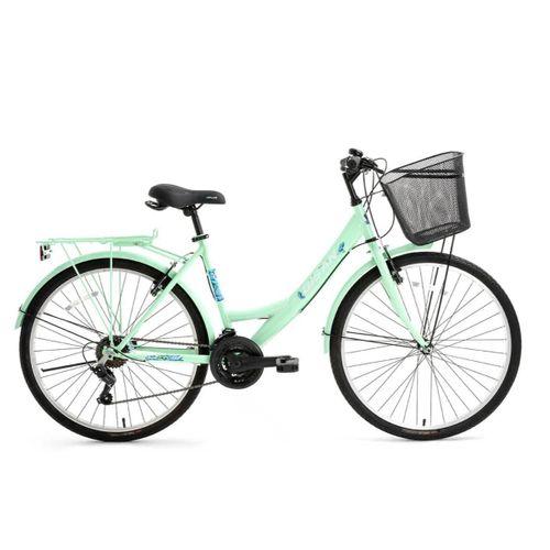 Bisan Lotus 24 Jant Şehir Bisikleti Mint Yeşil 44 cm
