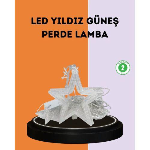 3x3 Metre Yıldız Peri Led Perde Işık Romantik Dekorasyon