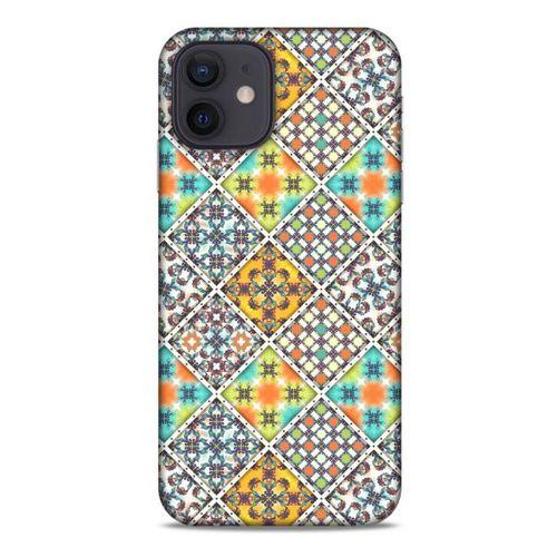 Ethnic Culture (50) Apple iPhone 12 Kılıf Silikon Kapak Desenli