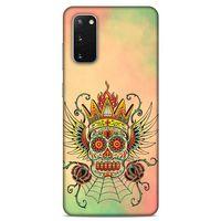 Lopard Samsung Galaxy S20 Uyumlu Kılıf Tattoo's (20) Koruyucu Kılıf Skeleton