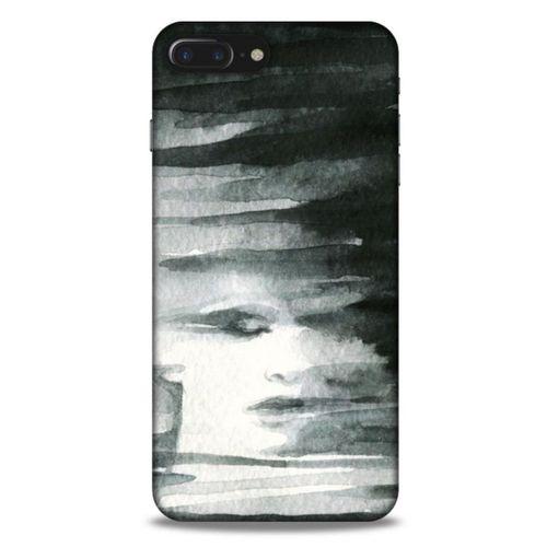 Apple Iphone 7 Plus Kılıf Depresyon (13) Silikon Kap Mor Turuncu