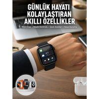 Yeni Nesil Akıllı Saat Müzik Dinleme Bildirim Görme Sesli Asistan Desteği Yeni Nesil