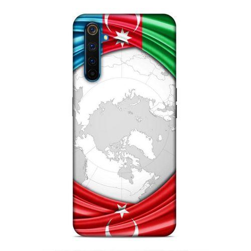 Realme 6 Pro Uyumlu Kılıf Azarbaijan (17) Tasarım Kılıf Dünya Bayraklar