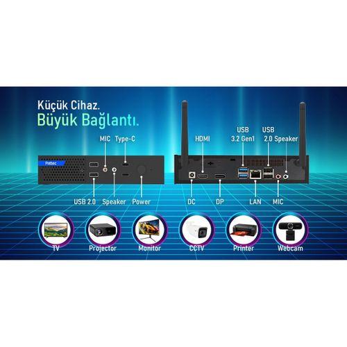 PRITTEC OX3 Q7-TH610L MINI PC I3-12100 / 8GB / 512 Nvme M2 / Free Dos