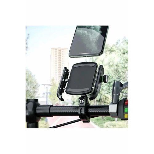 Motosiklet Gidon Ve Ayna Bağlantılı Motor Ve Bisiklet Uyumlu Telefon Tutucu 12-24w Hızlı Şarj