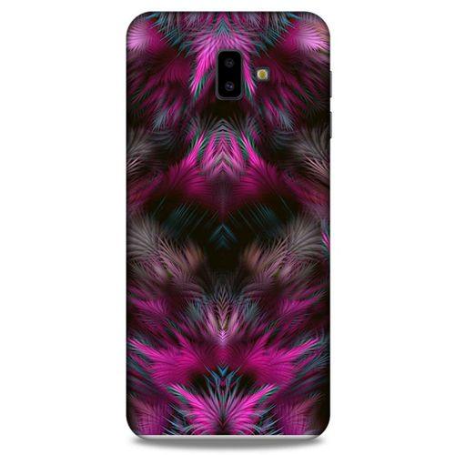 Samsung Galaxy J6 Plus Kılıf Desenli Özel Seri Tüyler (40) Fit Silikon Kılıf