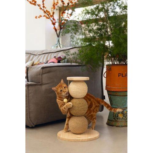 Beeztees DBL Kedi Tırmalama ve Oyuncağı, 34x34x47,5cm