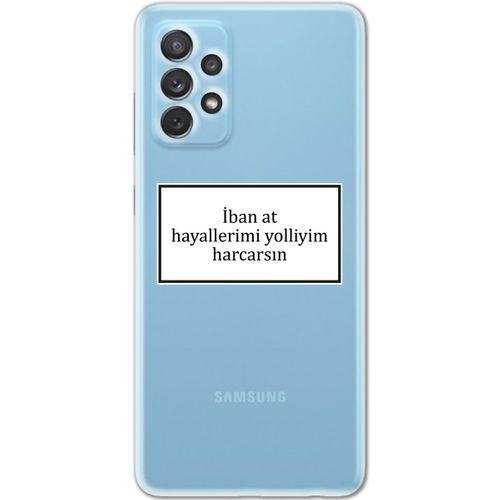 Galaxy A32 Kılıf HD Yazı Baskılı Silikon Arka Kapak - Yazı 9