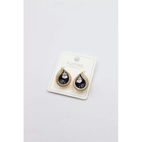 Taşlı Küpe - Altın