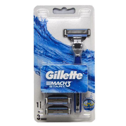 Gillette Mach3 Start Tıraş Makinesi + 3 Yedek Tıraş Bıçağı