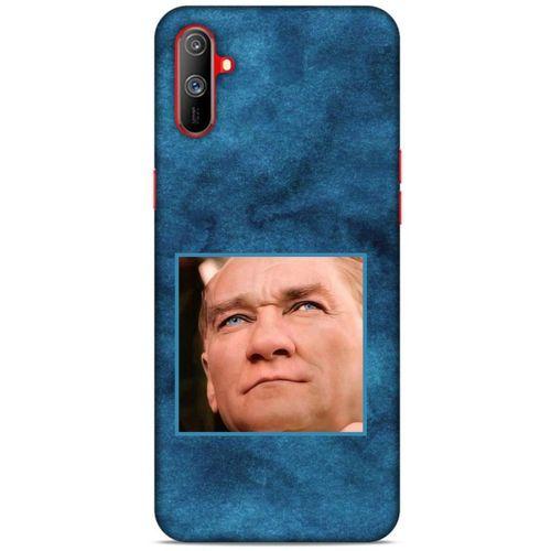 Oppo Realme C3 Kılıf Atatürk (26) Tpu Silikon Kılıf Mavi Gök