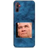 Oppo Realme C3 Kılıf Atatürk (26) Tpu Silikon Kılıf Mavi Gök