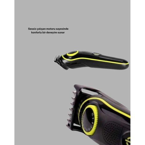 5’i 1 Arada Şarjlı Tıraş Makinesi – Paslanmaz Çelik Başlıklı, Yüz Ve Vücut Bakım Cihazı