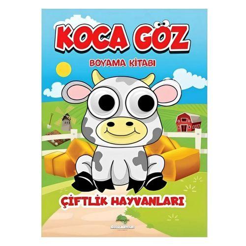 Çocuk Koca Göz Çiftlik Hayvanları Boyama Kitabı
