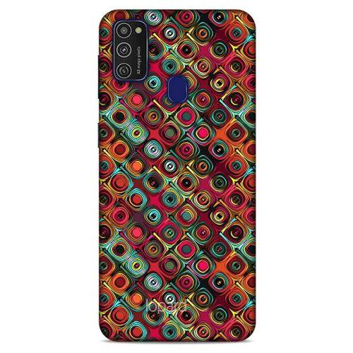 Samsung Galaxy M21 Kılıf Pastel Renkler (38) Neo Hybrid Kılıf Kırmızı Tonlar
