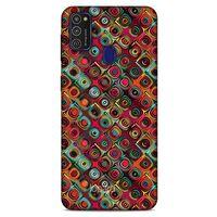 Samsung Galaxy M21 Kılıf Pastel Renkler (38) Neo Hybrid Kılıf Kırmızı Tonlar