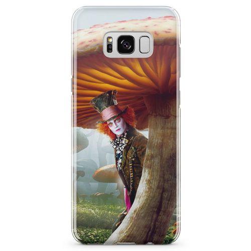 Samsung Galaxy S8 Kılıf Alice Harikalar Diyarında Arka Kapak Koruma Desenli Full Koruyucu