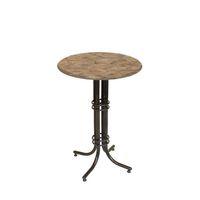 Dockers Bistro Masa Buket - (Werzalit, Wermodin ve Allzalit Tabla 60 cm çap) - Edgy Wood