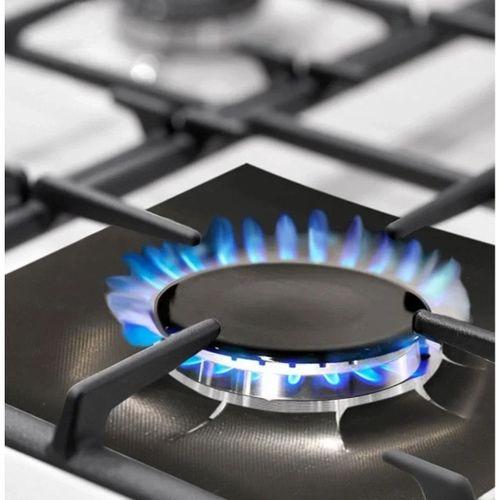 Siyah Renk Ocak Koruyucu Folyo Yanmaz Yapışmaz 4'lü Set