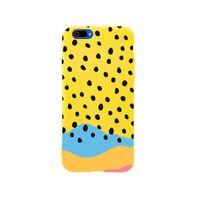 Oppo Realme C2 Shein Puantiye Premium Silikonlu Sarı Telefon Kılıfı