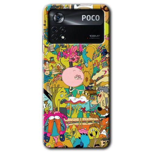 Poco x4 Pro Kılıf HD Desen Baskılı Arka Kapak - Süper Çizgi Kahramanlar 2