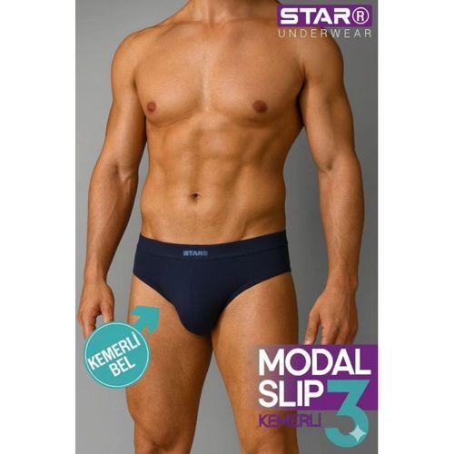 Star 109 Erkek 3'lü Modal Slip