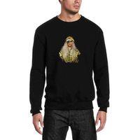 Lady GaGa Yellow Baskılı Siyah Erkek Sweatshirt