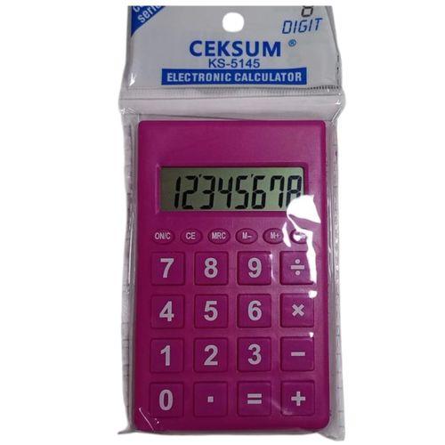 CEKSUM CEP TİPİ 8 HANE HESAP MAKİNESİ ( PEMBE)