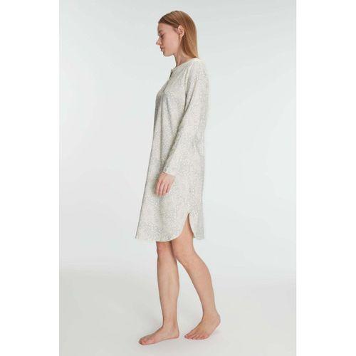 Pamuklu Uzun Kollu Gecelik