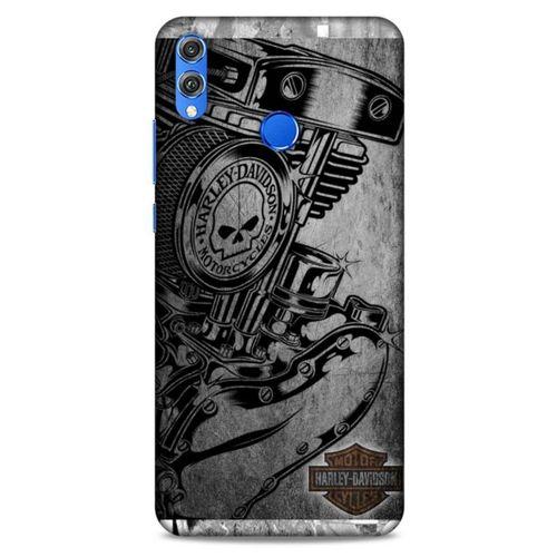 Huawei Honor 8x Uyumlu Kılıf Motorsiklet (41) Tank Kılıf Harley