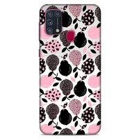 Frutix Armut 03 Samsung Galaxy M31 Kılıf Desenli Silikon