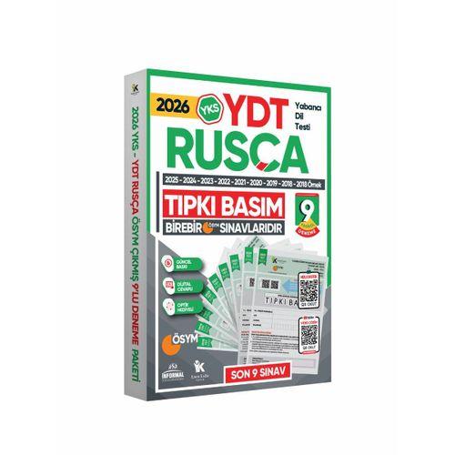 2026 YKS YDT (Yabancı Dil Testi) RUSÇA ÖSYM Çıkmış Soru Tıpkı Basım Deneme Paketi 9lu Türkiye Geneli