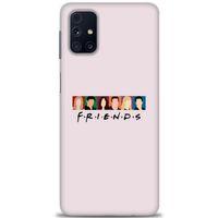 Samsung Galaxy M31S Kılıf HD Baskılı Kılıf - Renkli Friends + Tam Ekran Koruyucu