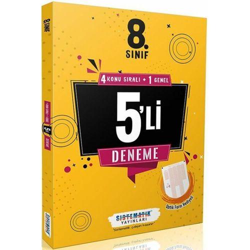 8. Sınıf Tüm Dersler 5 li Deneme Sistematik Yayınları