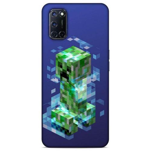 Lopard Oppo A92 Uyumlu Kılıf PiXel (37) Silicone Cover Creeper MC