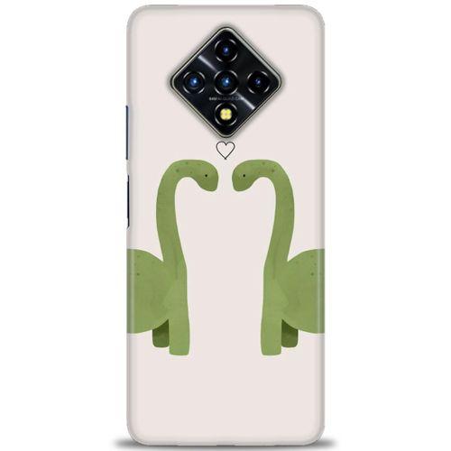 Infinix Zero 8 Kılıf HD Baskılı Kılıf - Dinazor Aşkı + Tam Ekran Koruyucu