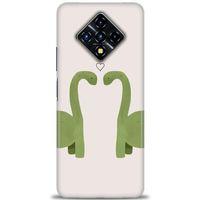 Infinix Zero 8 Kılıf HD Baskılı Kılıf - Dinazor Aşkı + Tam Ekran Koruyucu