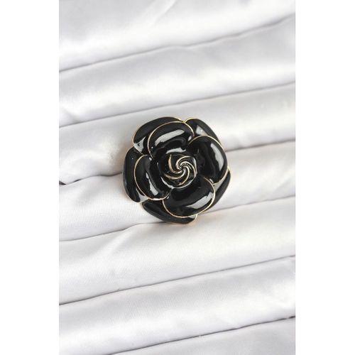 Siyah Gül Model Broş