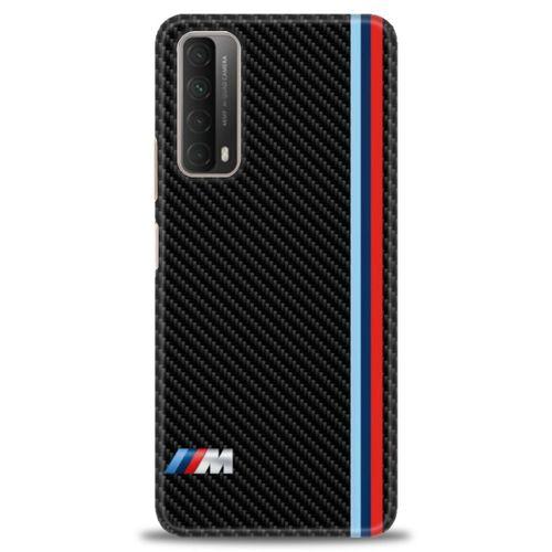 Huawei P Smart 2021 Kılıf HD Baskılı Kılıf - BMW + Tam Ekran Koruyucu