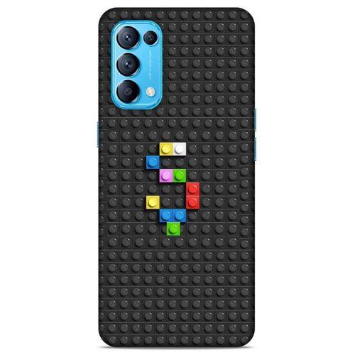 Lopard Oppo Reno 5 5G Uyumlu Kılıf BloX (31) TPU Kılıf Ş Harfi