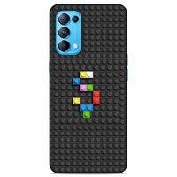 Lopard Oppo Reno 5 5G Uyumlu Kılıf BloX (31) TPU Kılıf Ş Harfi