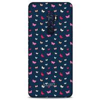 Oppo Reno 2 Kılıf Kelebek Etkisi (42) Rugged Armor Kılıf Mor Pembe
