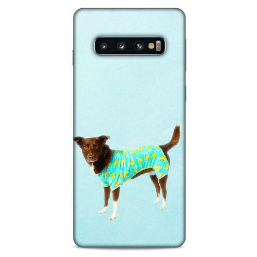 Samsung Galaxy S10 Kılıf Köpek Kıyafetleri (48) Bumper Kılıf Fanila