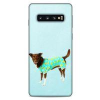 Samsung Galaxy S10 Kılıf Köpek Kıyafetleri (48) Bumper Kılıf Fanila